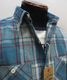 WAREHOUSE(ϥ) [Lot.3055 LONG SLEEVE CHECK WORK SHIRTS/Sax]