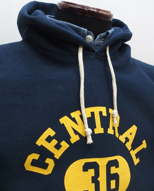 WAREHOUSE(�������ϥ���) [Lot.484 Reverse Style Sweat Parka/CENTRAL-Navy]