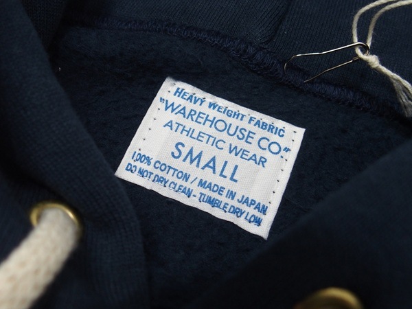 WAREHOUSE(�������ϥ���) [Lot.484 Reverse Style Sweat Parka/CENTRAL-Navy]