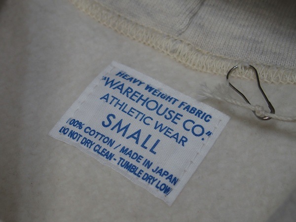 WAREHOUSE(�������ϥ���) [Lot.484 Reverse Style Sweat Parka/CENTRAL-Oatmeal]