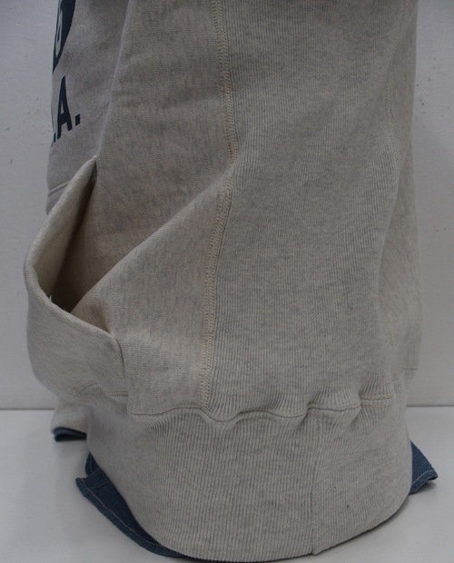 WAREHOUSE(�������ϥ���) [Lot.484 Reverse Style Sweat Parka/CENTRAL-Oatmeal]