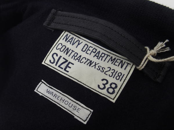 WAREHOUSE(�������ϥ���) [Lot.2208 U.S.NAVY 6HOOK DECK JACKET/NAVY BLUE NXss-23181 Plain]