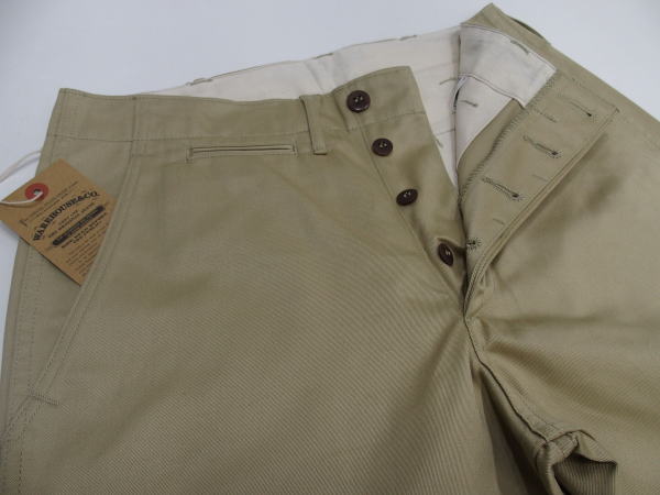 WAREHOUSE(ϥ)Original Vintage Chinoes [Lot.1082 MILITARY CHINOES/Not Washing-Beige]