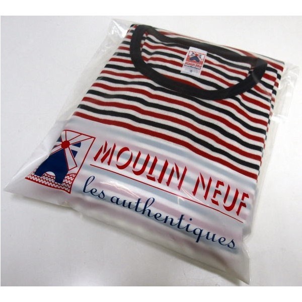 MOULIN NEUF(�ࡼ���̥�)[2 Pack Tee/Short Sleeve/Tricolor/Made in France]