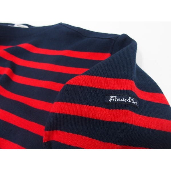 Fileuse d'Arvor(ե륺ܡ)[Brest Boat-Neck/MarineRouge Border/Made in France]