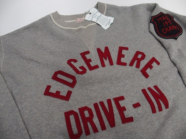 WAREHOUSE�ʥ������ϥ�����[Lot.401 SET-IN SLEEVE SWEAT/EDGEMERE-Heather Gray]