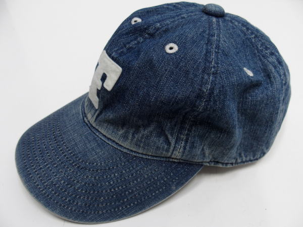 FULLCOUNT(ե륫)[Lot.6843HW 6Panel Denim Baseball Cap" F "Patch/Vintage Wash]