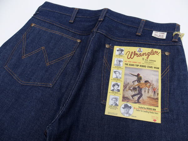 Wrangler(ラングラー)Archives Product [11MW 1951 Model/Button Fly