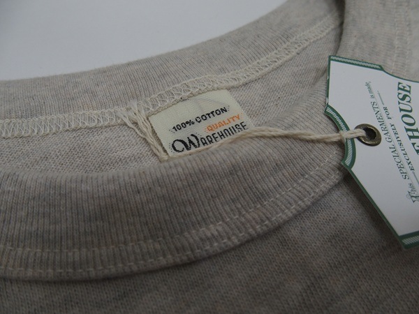 WAREHOUSE(�������ϥ���)[Lot.5906 Long Sleeves Tee/ST JOHN'S-Oatmeal]