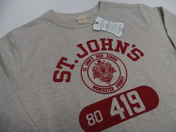 WAREHOUSE(�������ϥ���)[Lot.5906 Long Sleeves Tee/ST JOHN'S-Oatmeal]