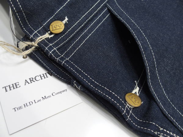 Lee(꡼)Archives Real Vintage[40MODEL 91-SB Housemark Overall/Indigo]