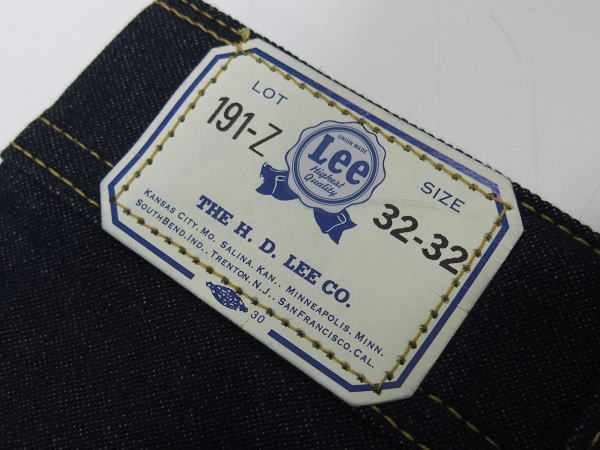 Lee(꡼)Archives Real Vintage [Dungarees 191-Z 1950s Model]