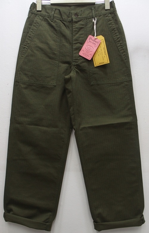 COLIMBO(������)[50's Army Utility Trousers-Fort Knox/Olive-Plain]