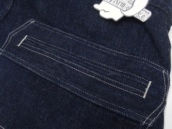 John Gluckow(����� ����å���)by WAREHOUSE [JG-41 Strongarm Reinforced Overalls/Indigo Denim]