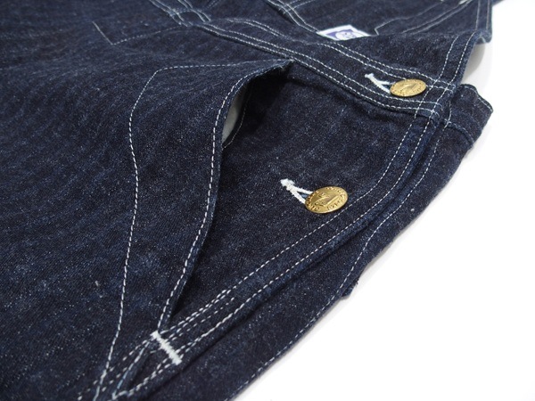 John Gluckow(����� ����å���)by WAREHOUSE [JG-41 Strongarm Reinforced Overalls/Stripe Denim]