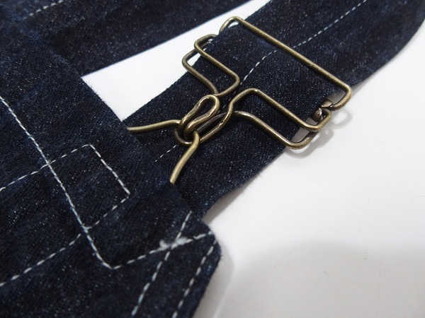 John Gluckow(����� ����å���)by WAREHOUSE [JG-41 Strongarm Reinforced Overalls/Stripe Denim]