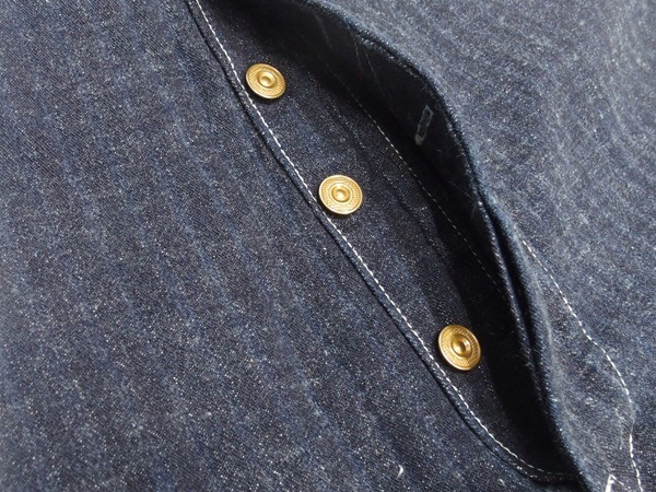 John Gluckow(����� ����å���)by WAREHOUSE [JG-41 Strongarm Reinforced Overalls/Stripe Denim]