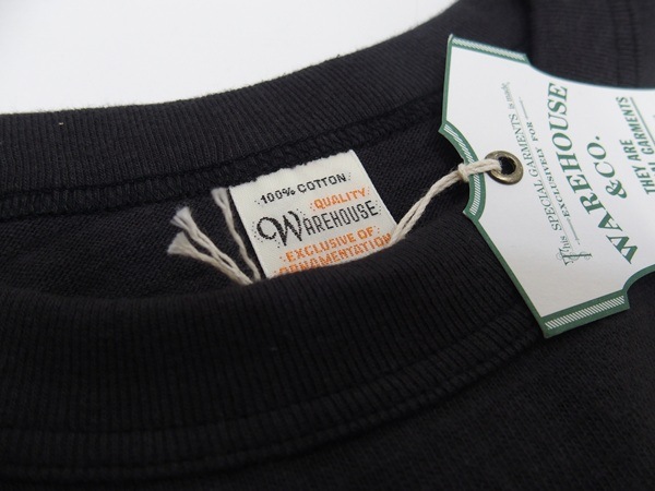 WAREHOUSE(�������ϥ���)[Lot.5906 Long Sleeves Tee/ORANGE-Smicro Black]
