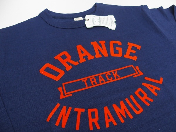 WAREHOUSE(�������ϥ���)[Lot.5906 Long Sleeves Tee/ORANGE-Navy]