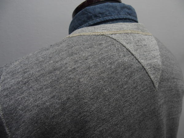 WAREHOUSEʥϥOriginal Sweat [FREEDOM SLEEVE SWEAT/Lot.404-Gray]
