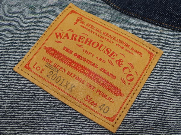 WAREHOUSE(�������ϥ���) [Lot.2001XX(2000XX)1936 Model Dead Stock Blue Denim Jacket]