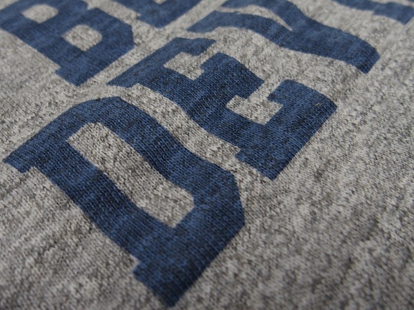 WAREHOUSE(�������ϥ���)[Lot.4063 3/4 Sleeve Football Tee/BLUE DEVILS-Heather Gray]