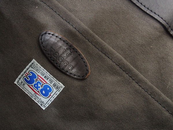 Vasco(��������)[Three Eight ���� U.S.MAIL LEATHER TRAVEL TOTE BAG-MEDUIM/Black]