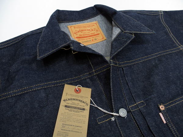 WAREHOUSE(�������ϥ���) [Lot.s2000xx Dead Stock Blue Denim Jacket/WW�� Model]