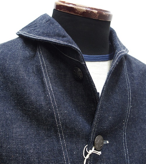 John Gluckow(����� ����å���)by WAREHOUSE [Lot.JG-27 Sailor's Blouse,/Indigo Custom Print]