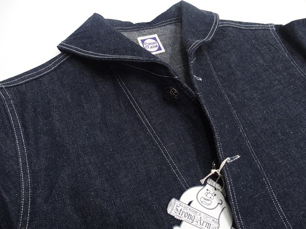 John Gluckow(����� ����å���)by WAREHOUSE [Lot.JG-27 Sailor's Blouse,/Indigo Custom Print]