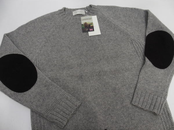 Soglia(ꥢ)[LANDNOAH SWEATER/British Wool-Light Gray]