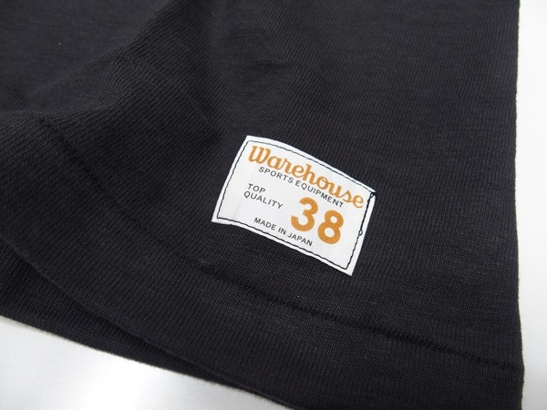 WAREHOUSE(�������ϥ���)[Lot.4063 3/4 Sleeve Football Tee/MIDDLETOWN-Smicro Black]