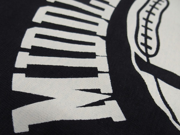 WAREHOUSE(�������ϥ���)[Lot.4063 3/4 Sleeve Football Tee/MIDDLETOWN-Smicro Black]