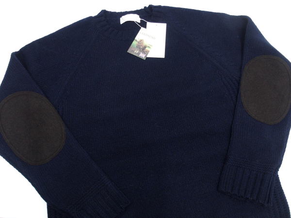 Soglia(ꥢ)[LANDNOAH SWEATER/British Wool-Navy]