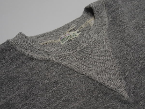 WAREHOUSEʥϥOriginal Sweat [SET-IN SLEEVE SWEAT/Lot.467-Gray]