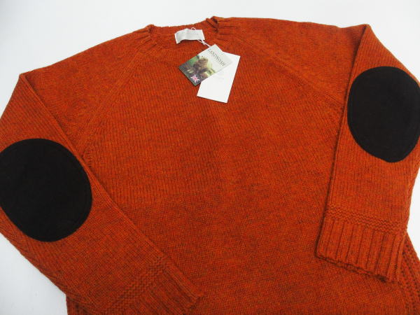 Soglia(ꥢ)[LANDNOAH SWEATER/British Wool-Orange]