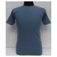 GICIPI(������)[301 Waffle Giro Collo RS/Short Sleeve/Gray��Blue/Made in Italy]