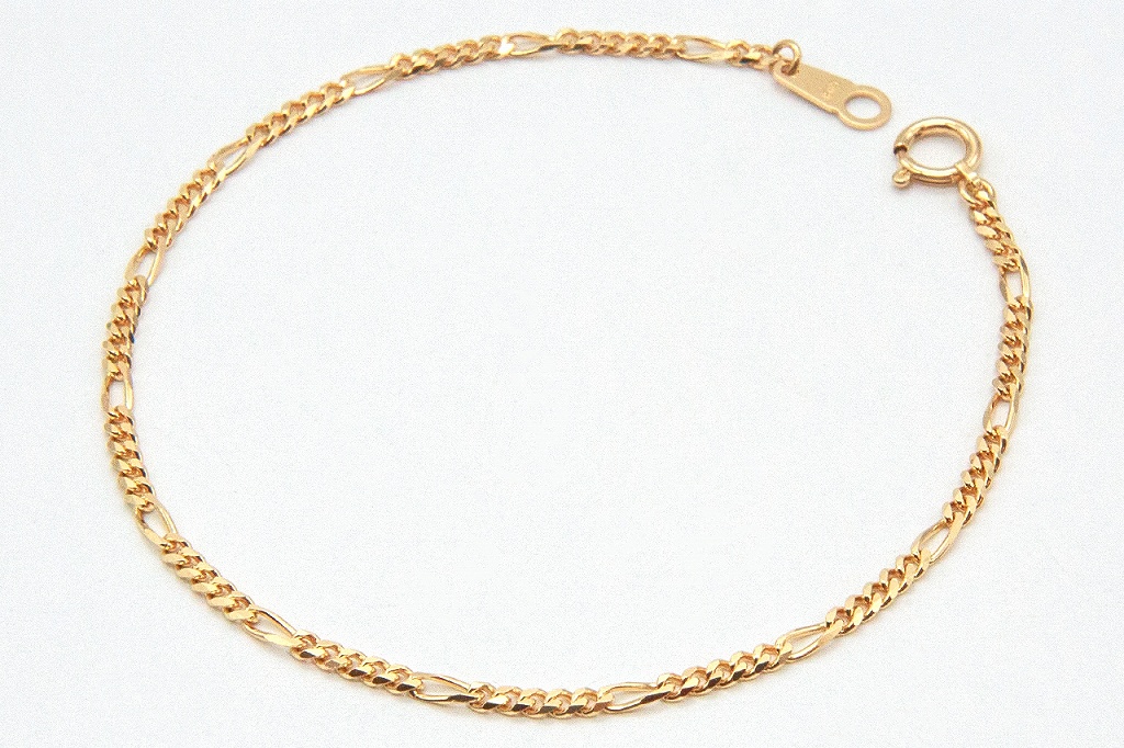 宝石ユニセックス系チェーンネックレス,フィガロ,フィガロ06φ の