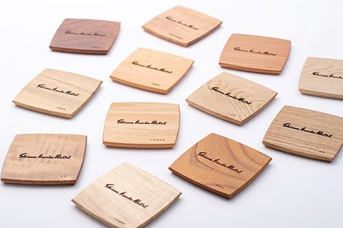 志摩観光ホテル】 三重の木を使ったオリジナルコースター≪種類おまかせ≫