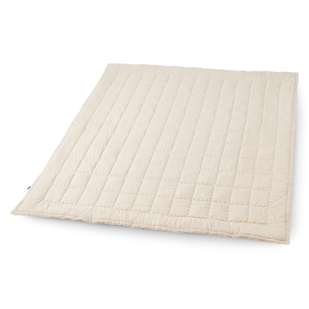 03BASIC 洗える薄掛ふとん 和ざらし二重ガーゼ ドーセットホーン種 ウール100% DL(ダブルロング) ベージュ MR-K4021WL1131