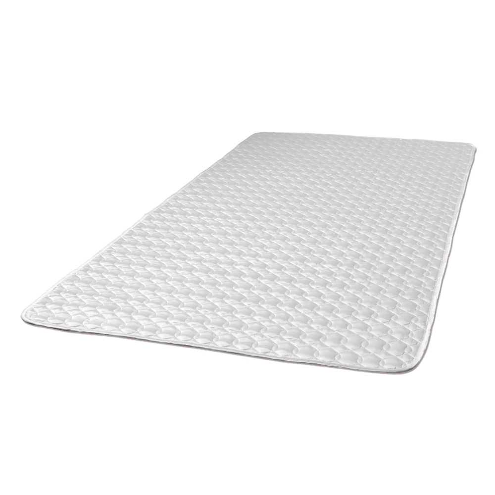 天絹 2 シルク交織サテン 洗える敷パッド ウール100％ D(ダブル) ホワイト テンケン 2 TK-S6020W2