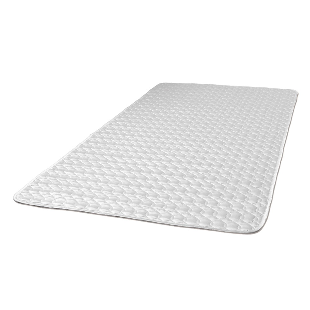 天絹 2 シルク交織サテン 洗える敷パッド ポリエステル100％ S(シングル) ホワイト テンケン 2 TK-S6020S5