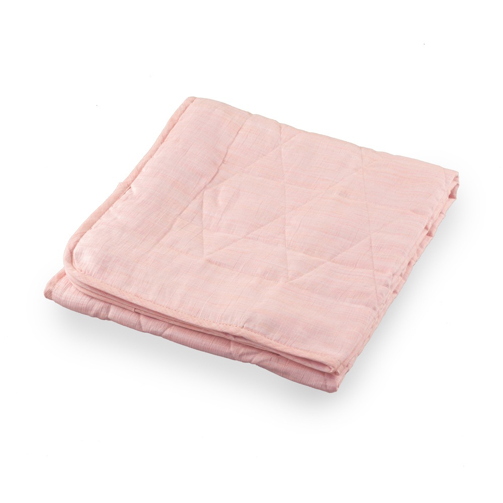 和柄文様 洗える麻敷パッド 「籠目(かごめ)」 薄紅 Q(クイーン) ASP1644CPI-Q