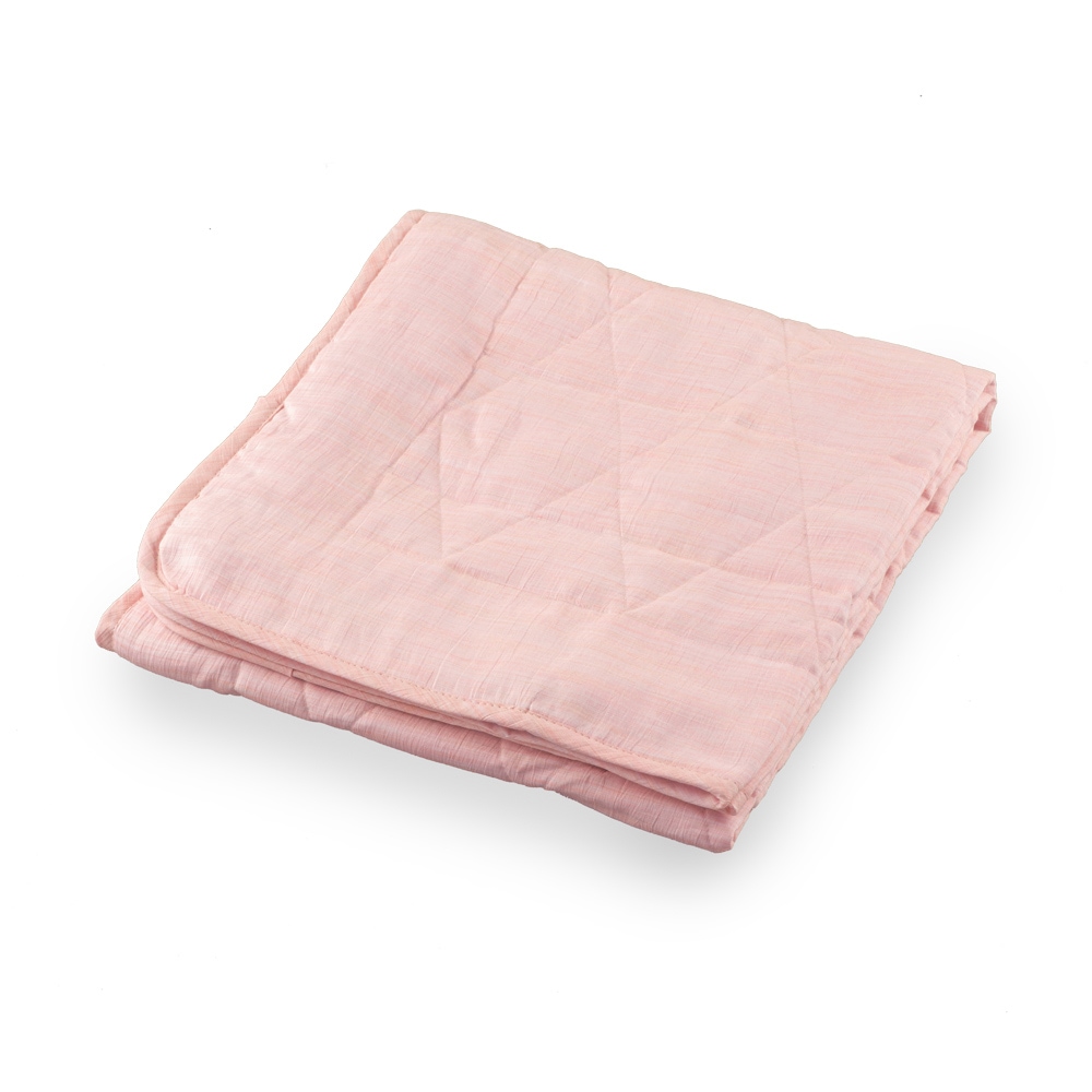 和柄文様 洗える麻敷パッド 「籠目(かごめ)」 薄紅 K(キング) ASP1644CPI-K