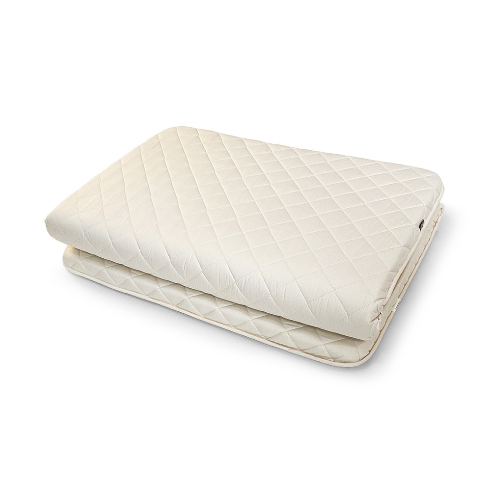 03LABO ふつうの敷ふとん(固わた入り) ウール100% SL(シングルロング) キナリ GY-S10020S