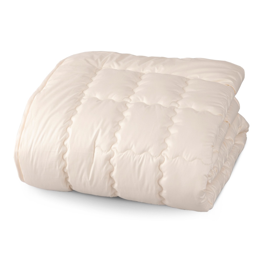 03BASIC 洗えるベッドパッド サフォーク種 ウール100％ SD(セミダブル) キナリ BPW511SD