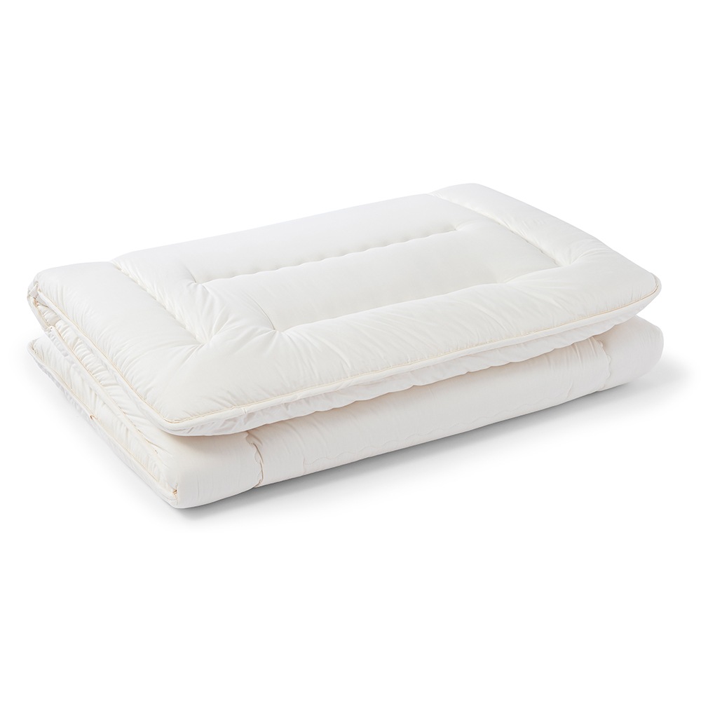 03BASIC 敷ふとん(固わた入り) ウール100％ SL(シングルロング) キナリ BAKS522SL