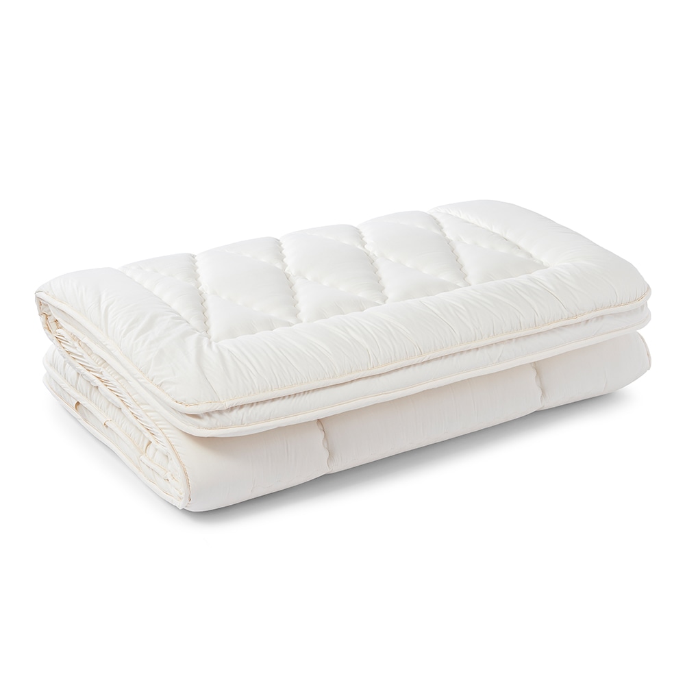 03BASIC 敷ふとん(マチ付) ウール100% SL(シングルロング) キナリ BAMS033SL