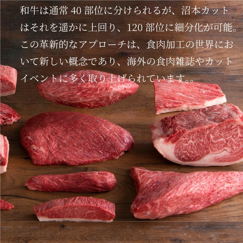 【The Class会員限定】沼本カット 国産牛赤身ヒレ600ｇとオリジナルソルトのセット