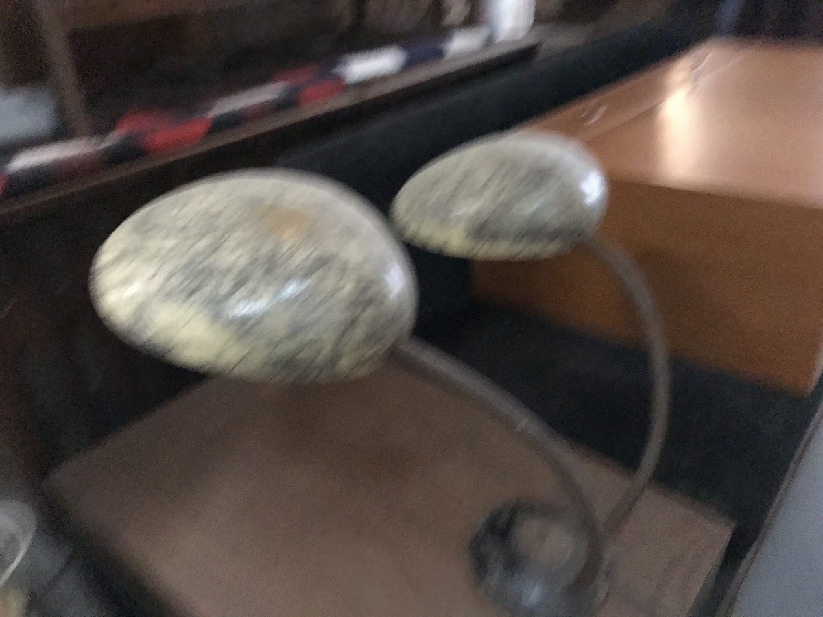 2灯グースネックデスクランプ